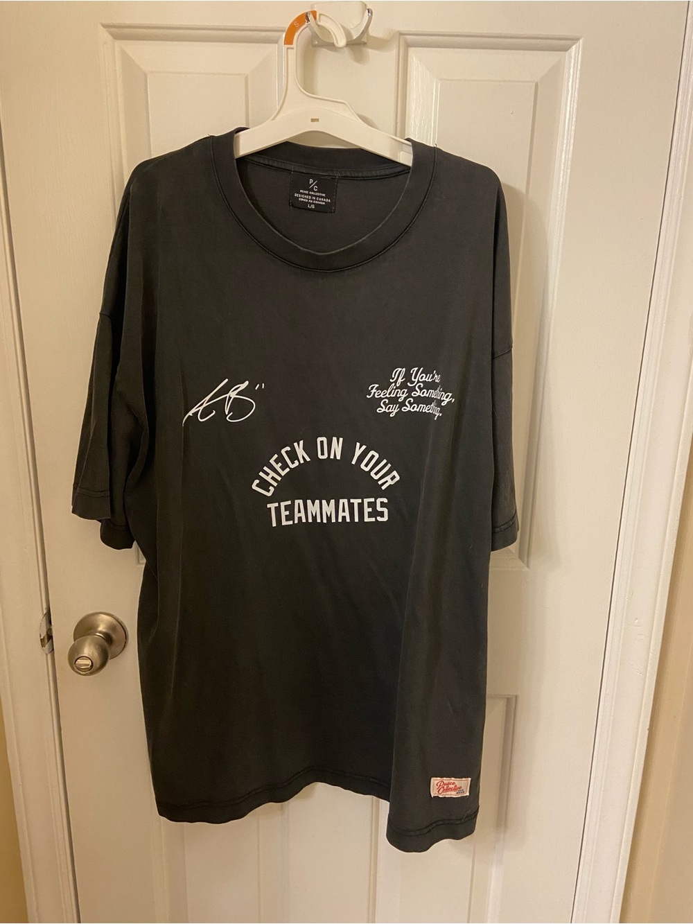 AJ Brown X Peace Collective Check On Your Teammates Tee
